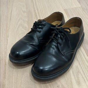 Dr. Martens Black Leather Oxford Shoes